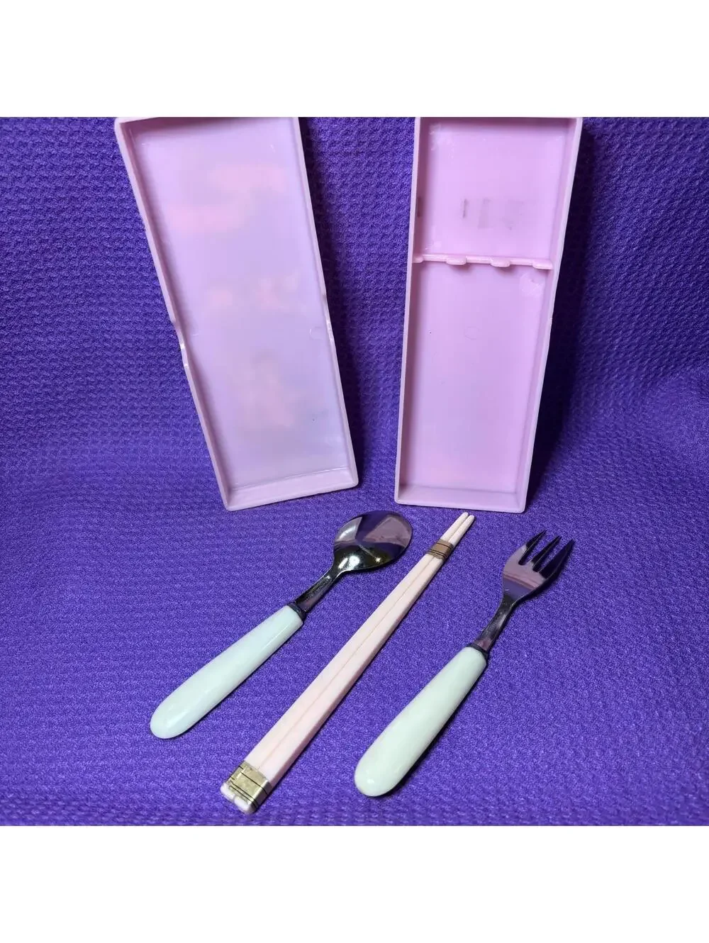 Cutlery and Chopsticks Set - Happy and Lucky Ducks